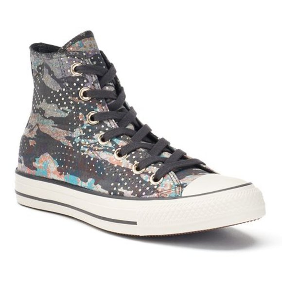 Converse Mountain Landscape High-Top Sneakers - Picture 1 of 4